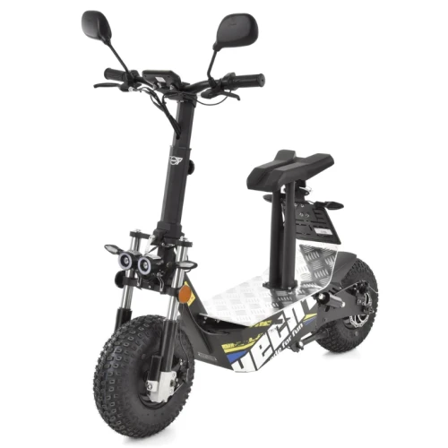 Scuter electric HECHT Terris Black, 3000 W, autonomie 50 km, viteza maxima 45 km/h, acumulator Li-Ion 60 V, 20 Ah, negru