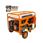 Generator open frame Ruris R-Power GE 8000RC, 15 CP, 7.5 kW, trifazat, benzina, pornire electrica