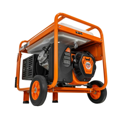 Generator open frame Ruris R-Power GE 8000RC, 15 CP, 7.5 kW, trifazat, benzina, pornire electrica