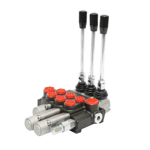 Distribuitor hidraulic cu 3 manete 2 flotante 40L/min.