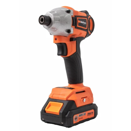 Masina de insurubat cu impact cu acumulator Wolfson - 21V-2.0Ah, 2 acumulatori, Hex 1/4