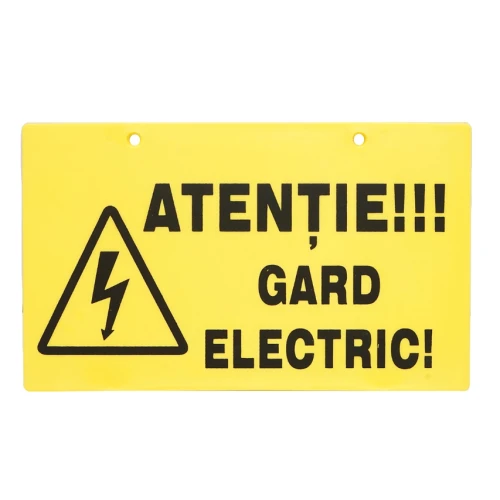 Placuta avertizare gard electric BK87662