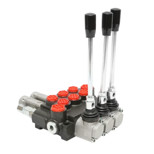 Distribuitor hidraulic cu 3 manete 2 flotante 40L/min.