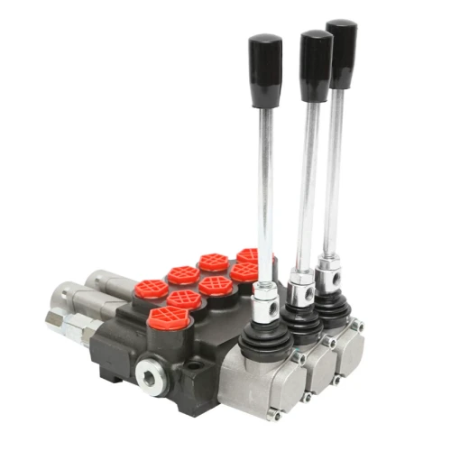 Distribuitor hidraulic cu 3 manete 2 flotante 40L/min.