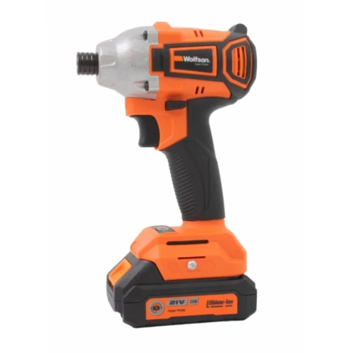Masina de insurubat cu impact cu acumulator Wolfson - 21V-2.0Ah, 2 acumulatori, Hex 1/4